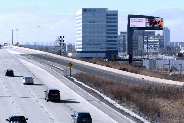 Щит 1056x288,  Hwy 407 W/O Kennedy Rd F/E